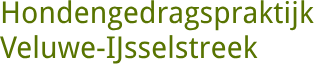 Hondengedragspraktijk Veluwe-Ijsselstreek Logo